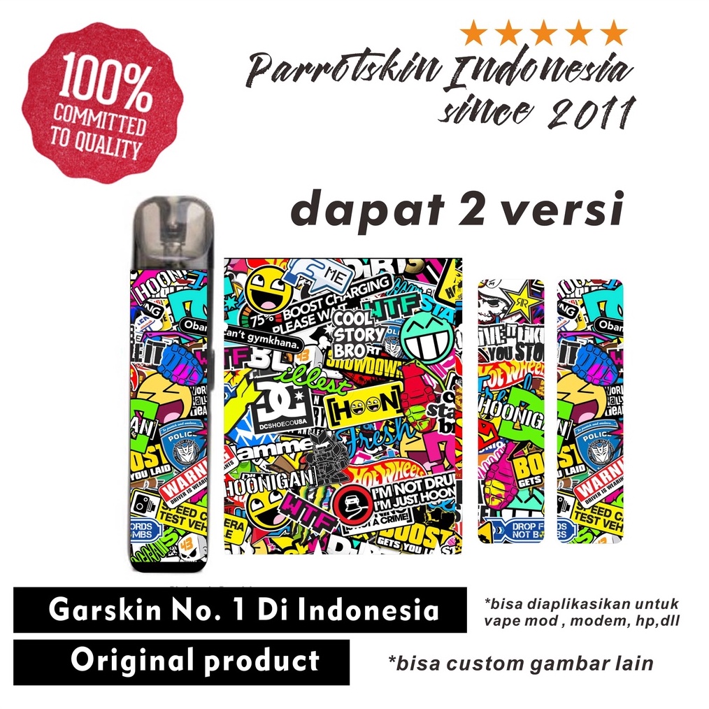 

GOGO Stiker skin Ur sa Nano bisa custom