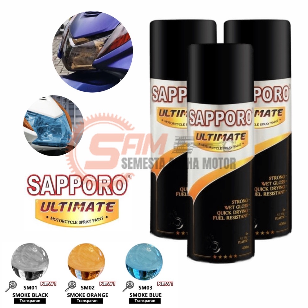 

Pilox Sapporo Ultimate Smoke Candy Transparan Cat Semprot Pilok Kaca Mika Plastik Aerosol Spray y W6S6