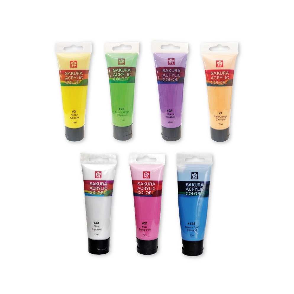 

Sakura 75ml Acrylic Color Paint 22 p O1H2