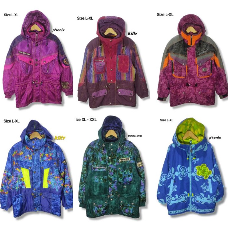 Jaket Vintage Racing Snowboard SKI Outdoor Sport Classic Unisex Jacket n CC3