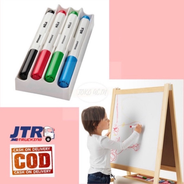 

MALA Puplen spidol papan tulis dengan penghapus sapidol warna campuran spidol warna warni k E2H2