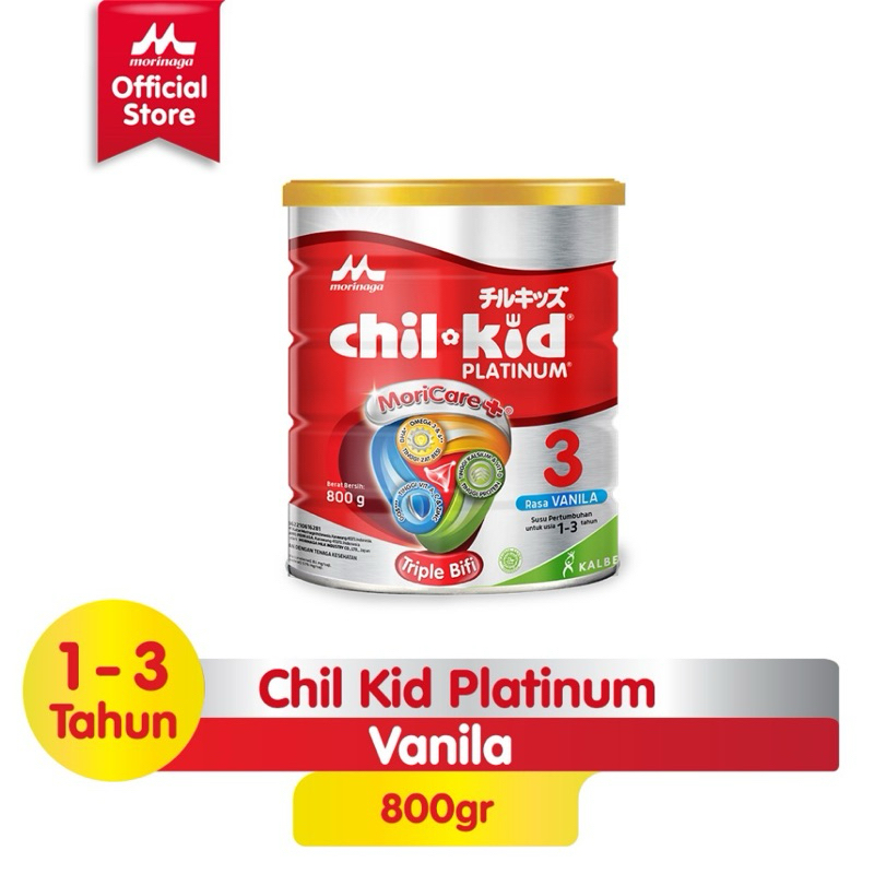 Morinaga Chil Kid Platinum Vanila 800gr || sufor susu formula bayi anak chilkid platinum