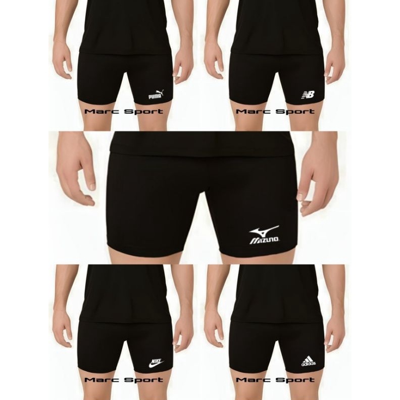 Paket 5 Pcs Celana Olahraga Uniseks  Celana Legging Pendek  Celana Dalaman Olahraga Uniseks  Celana 