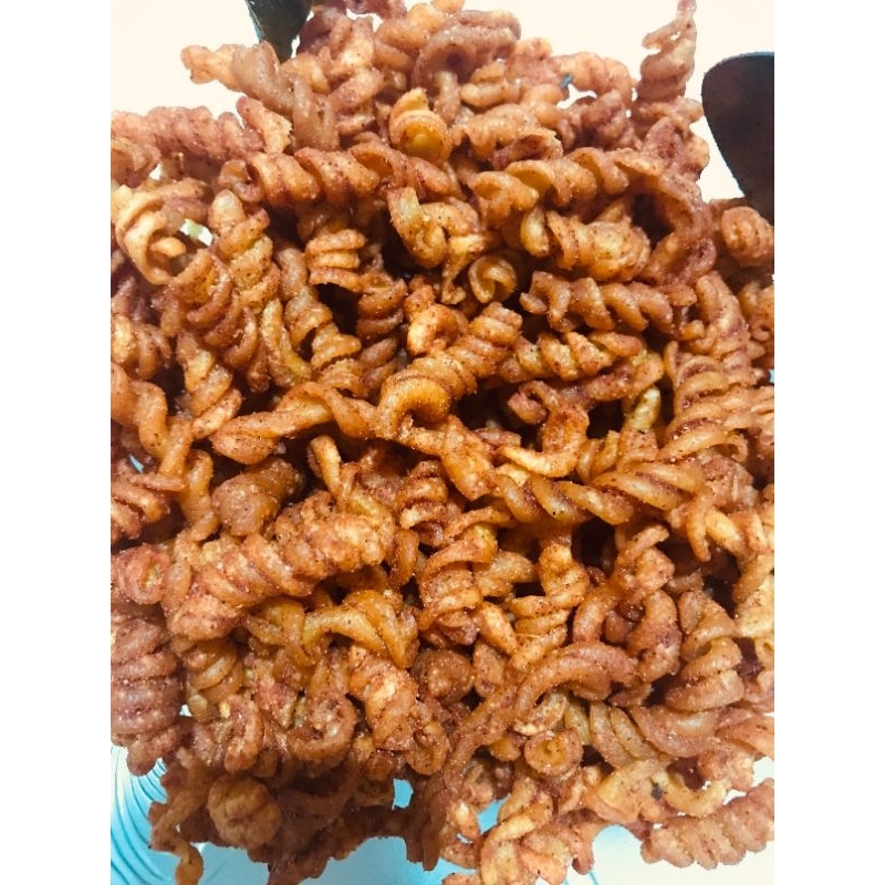 

Makaroni Ulir Pedas Daun Jeruk