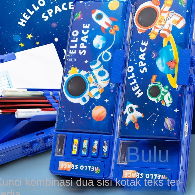 

Kotak alat tulis Astronot Pria Kotak pensil kata sandi multifungsi yang cocok untuk siswa kelas 13 TK d Q4L2