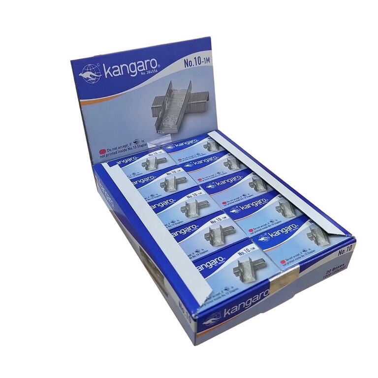 

1 BOX 2 Pcs STAPLES KANGAROO ISI KLIP NO 1 g H4G7