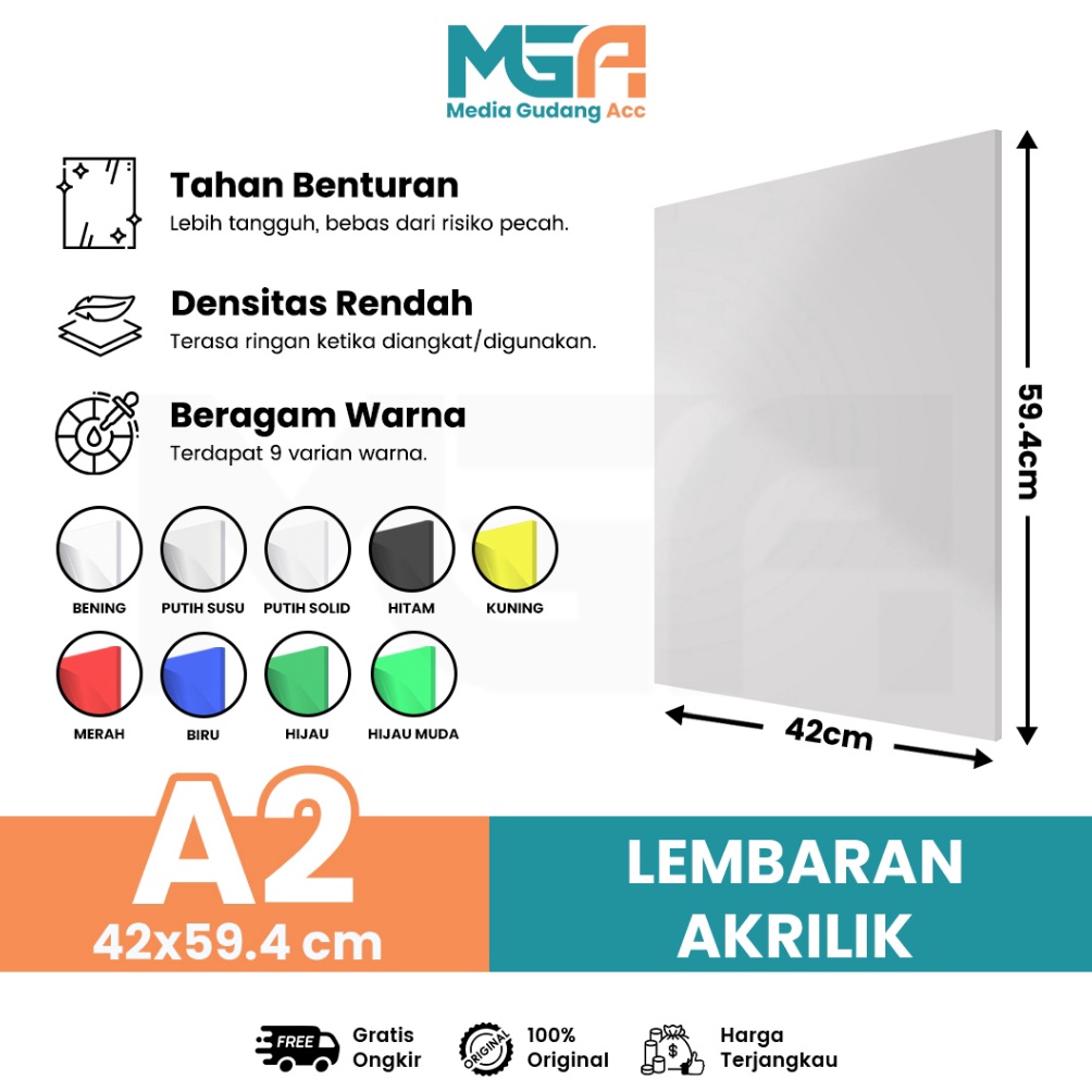 

AKRILIK LEMBARAN A2 15MM 2MM ACRYLIC SHEET TRANSPARAN WARNA GROSIR BERKUALITAS q J6A5