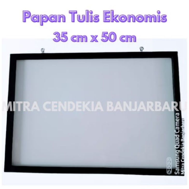 

Papan Tulis Anak White board Ekonomis 35cm x 5cm w E7I7