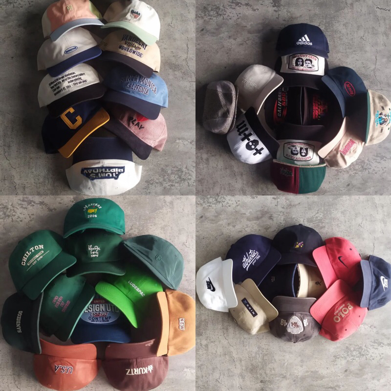 Topi second branded original 100% pria wanita murah meriah