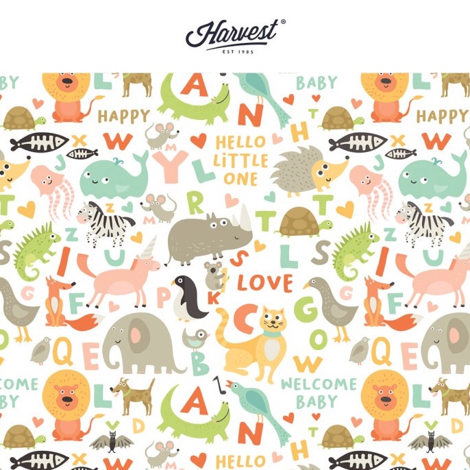 

WOW Kertas Kado Baby New Born Harvest Baby Land Baby Zoo