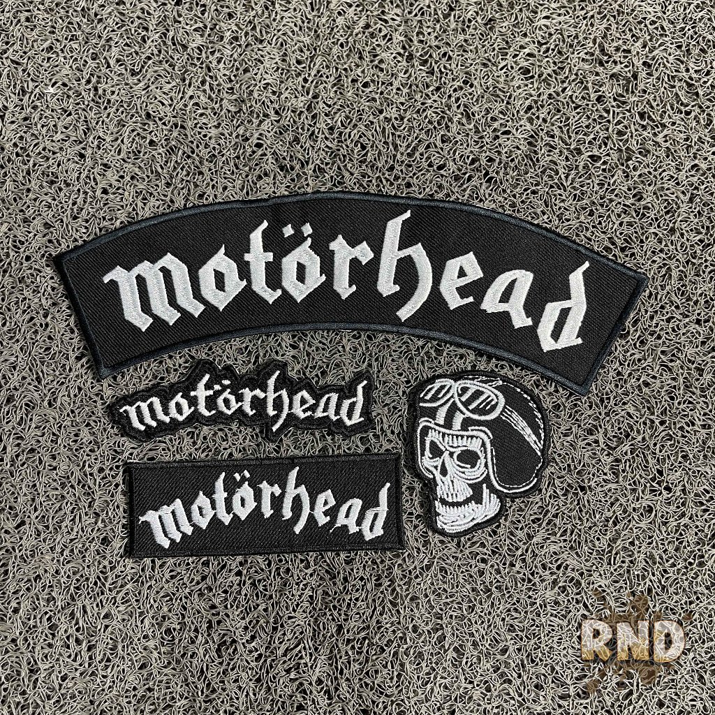 Patch besar dan kecil emblem bordir motorhead back patch bordir patch iron patch punggung