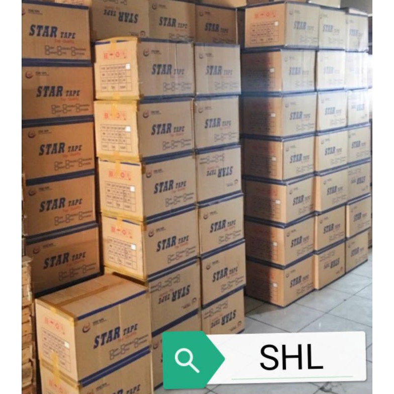 

MANTAP Lakban Star Tape 2 48mmX9Y BeningCoklat