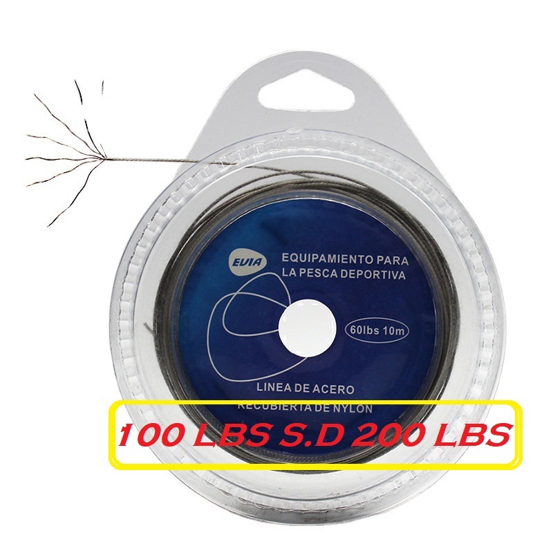 Senar Pancing Kawat Neklin Wire Baja Stainless 100lbs sd 200lbs