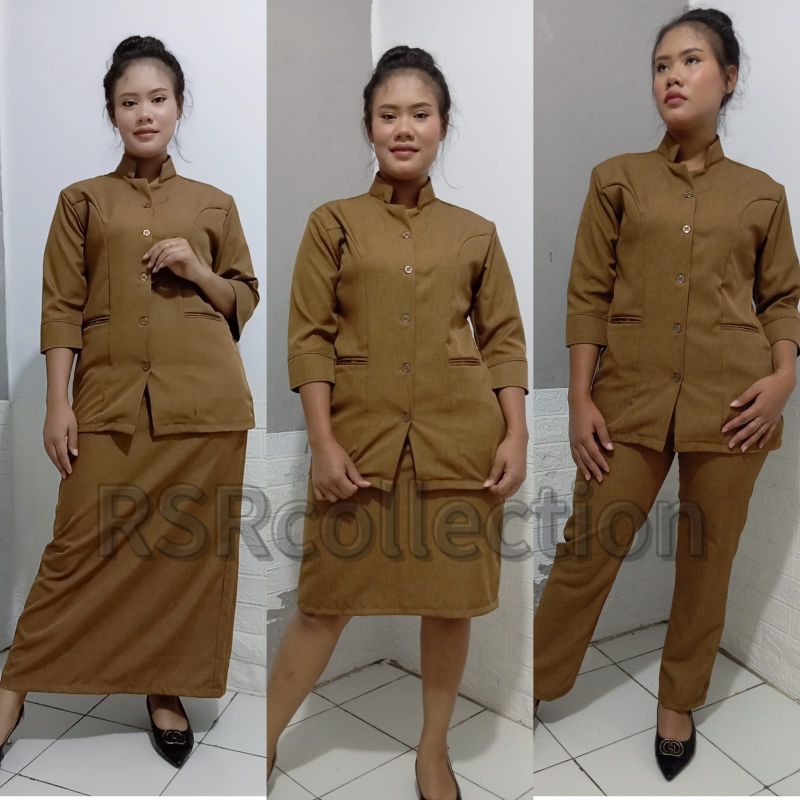 seragam PDH wanita/setelan PDH wanita/setelan PNS wanita/seragam PNS wanita/setelan ASN wanita/serag