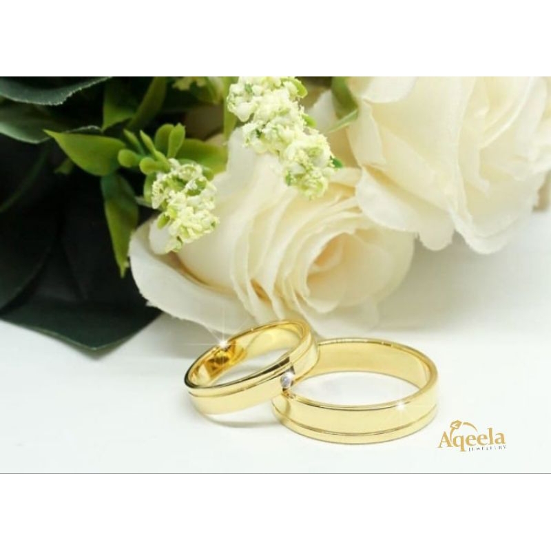 Cincin Lamaran Tunangan Emas Perak