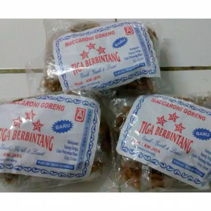 

Makaroni Jadul Tiga Berbintang (20pcs)