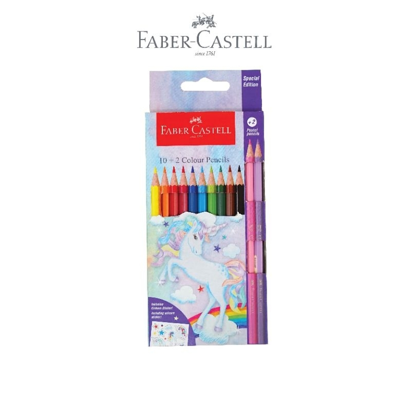 

Pensil 12w Faber Castell Unicorn ( Pensil Warna / Colour Pencil )