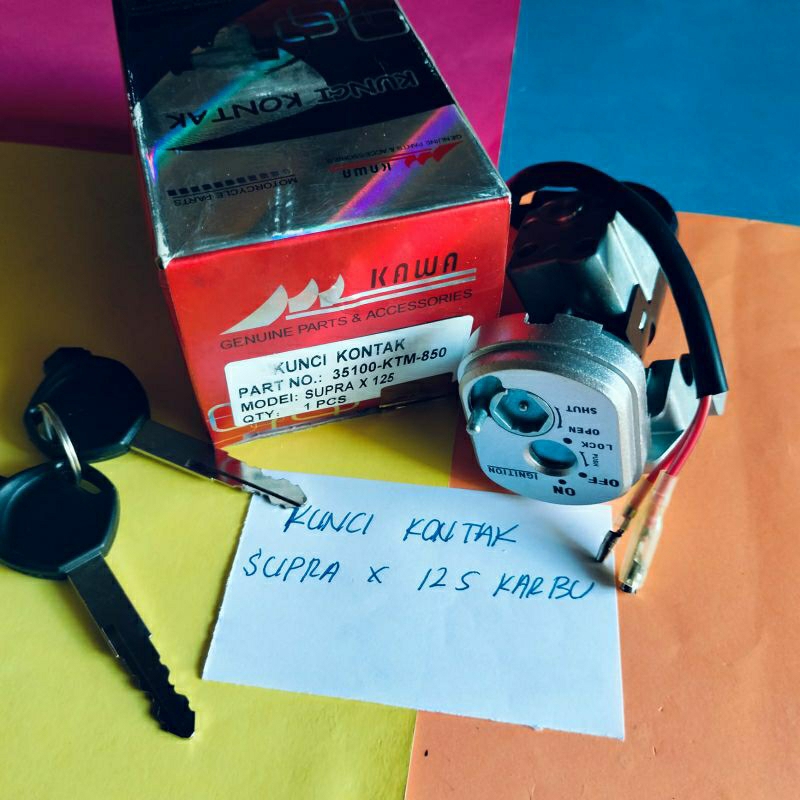 KUNCI KONTAK SUPRA X 125 KARBU
