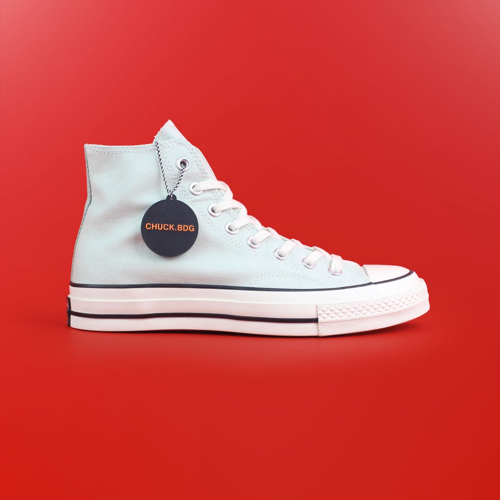 Converse Chuck Taylor 70S High Green Mint Egret 100% Original