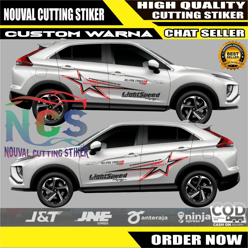 Terbaru Cutting Sticker Eclipse Cross Stiker Promo Mitsubishi Eclipse Cross