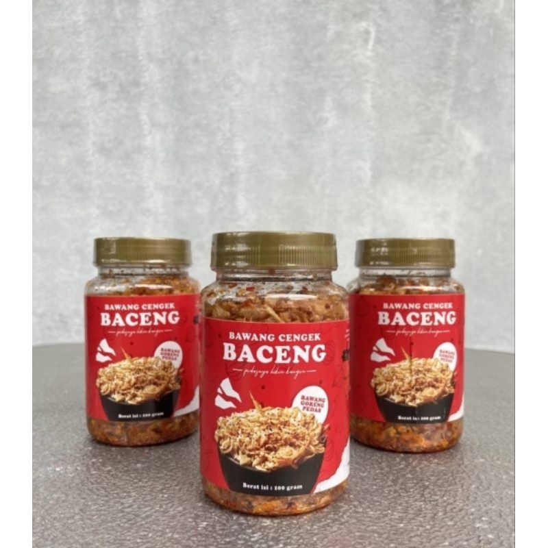 

Bawang Goreng Pedas l BACENG (Bawang Goreng Cengek) Laksita l 100 Gram