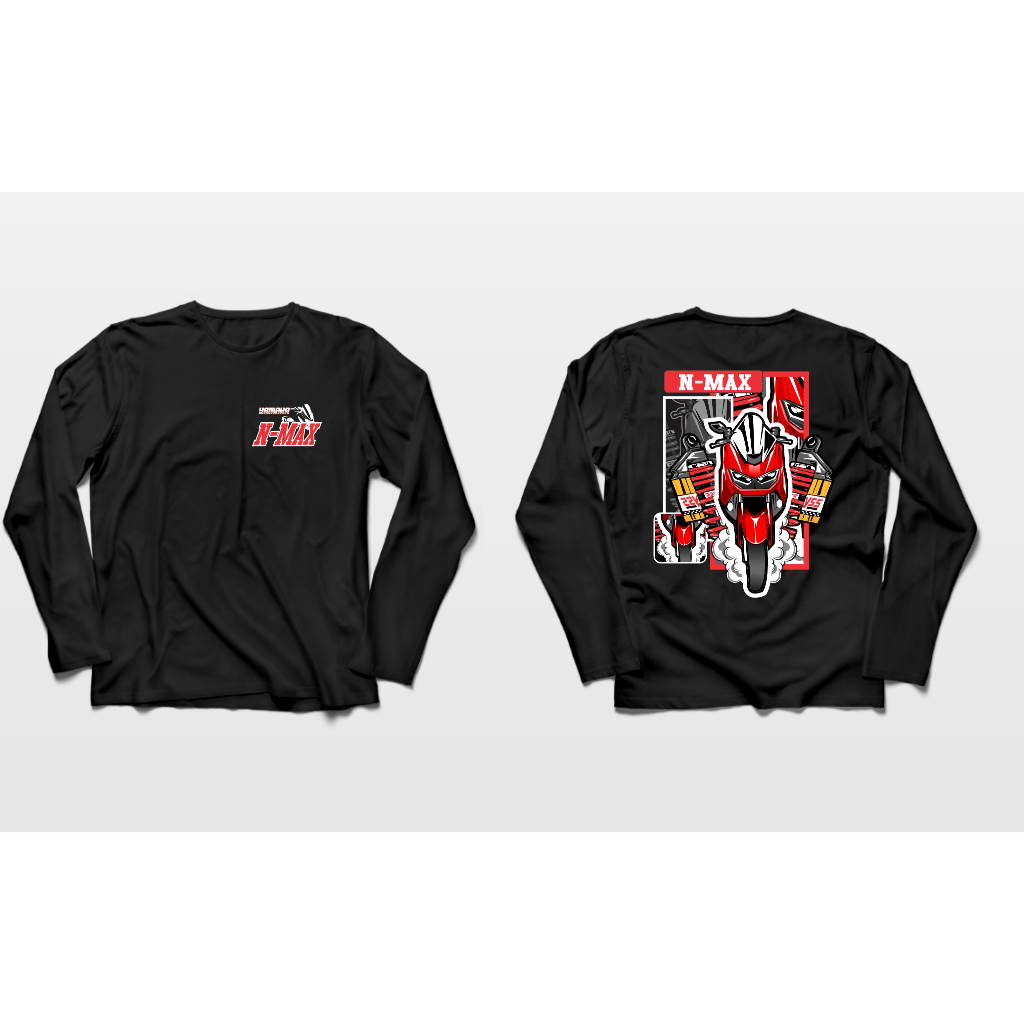 KAOS LENGAN PAJANG MOTOR YAMAHA NMAX BIKERS SUNMORI BIG SIZE JUMBO