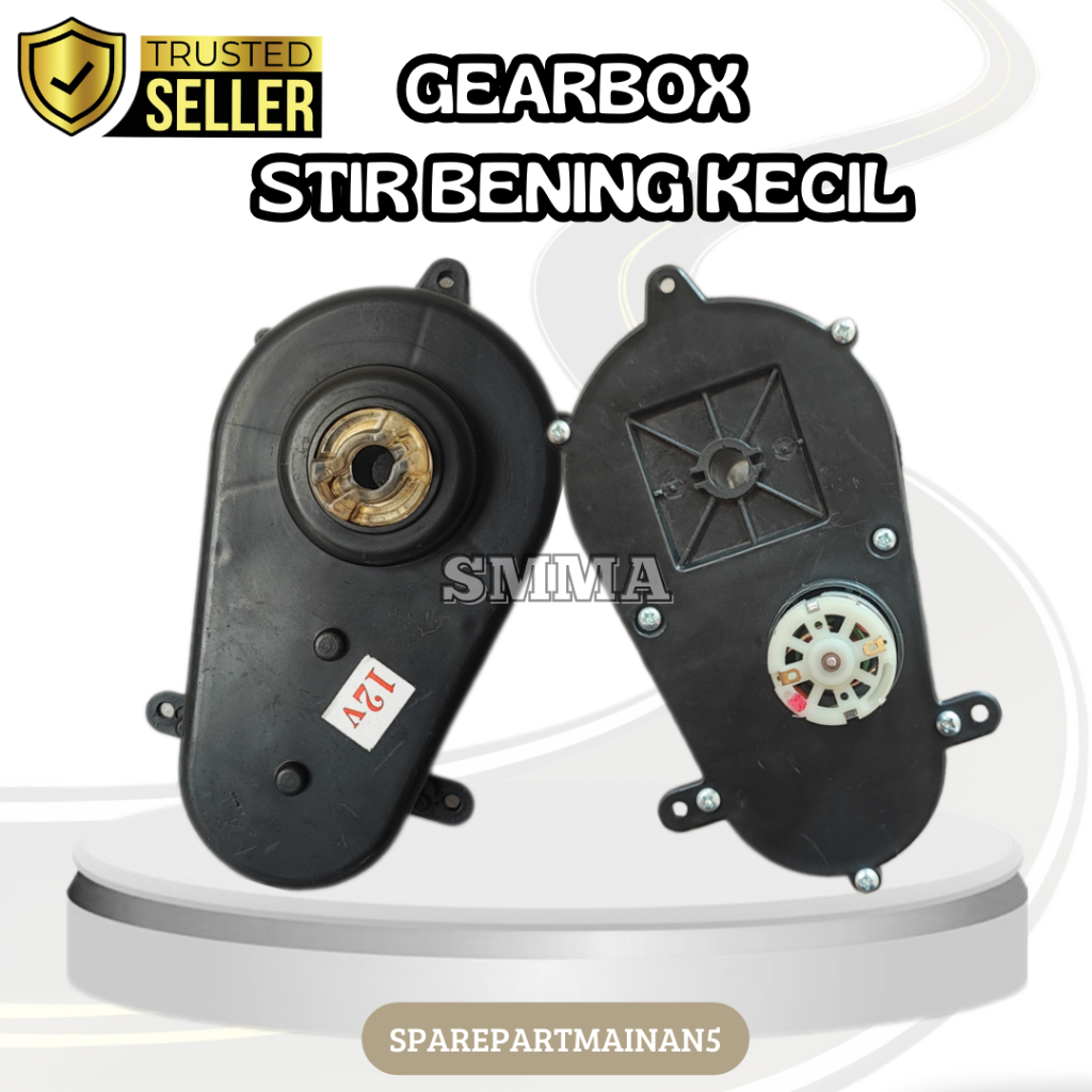 SMA5 || Gearbox Stir Moncong Bening Kecil Mobil Mainan Aki Anak