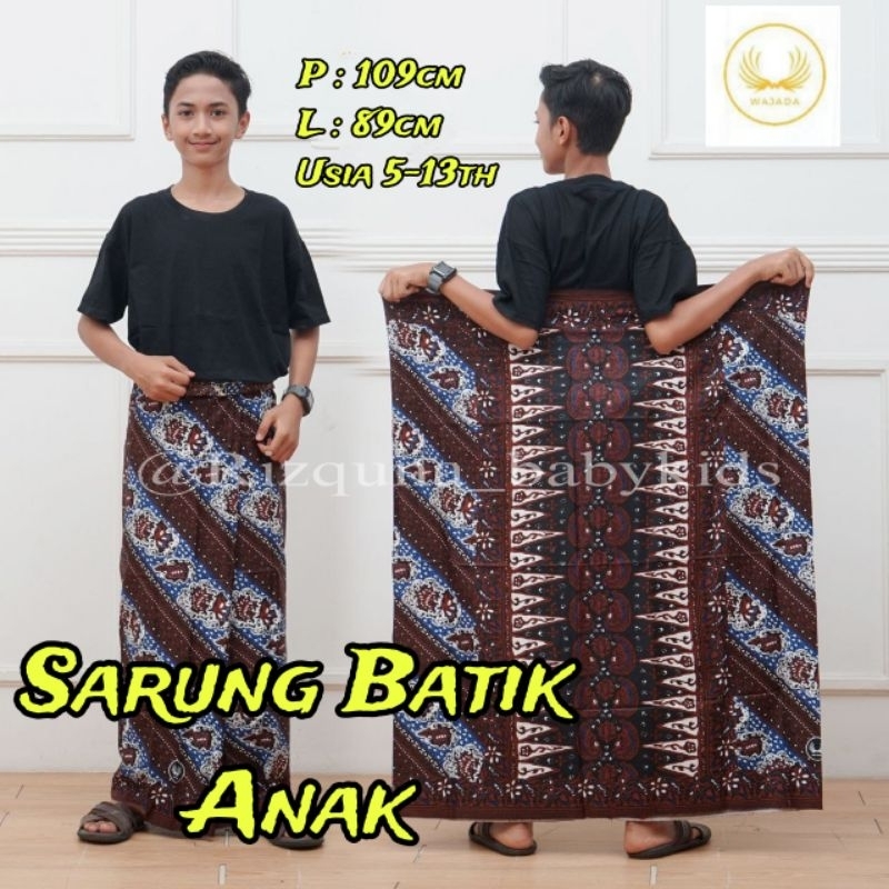 sarung batik anak laki-laki/sarung anak batik/sarung goyor anak/batik anak/sarung anak/sarung batik 