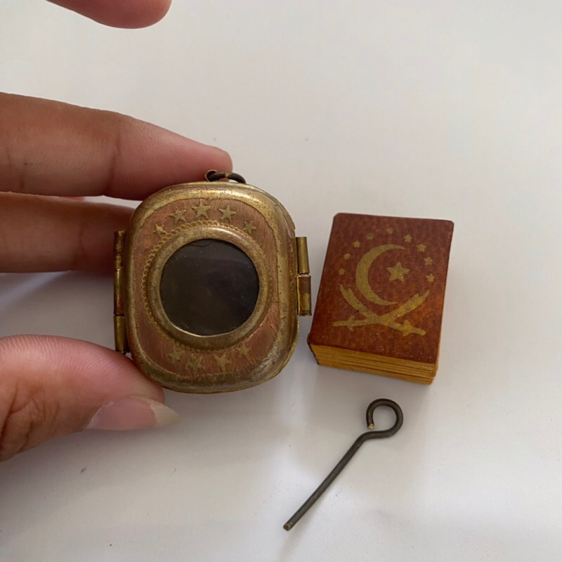 STAMBUL STANBUL TINTA EMAS BOX ANTIK KUNO ALQURAN KECIL MINI SIZE