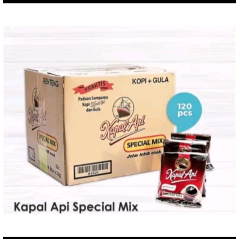 

[GRATIS ONGKIR] KAPAL API SPECIAL MIX 1 @24gr isi 12 rcng