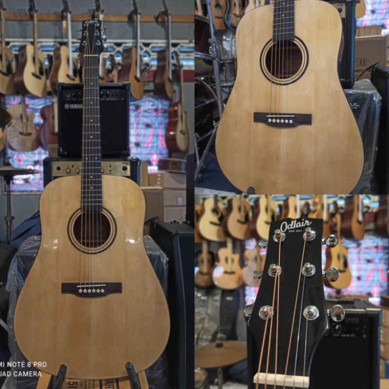 Gitar Akustik Elektrik Odlair OD411 NAT Vega Original