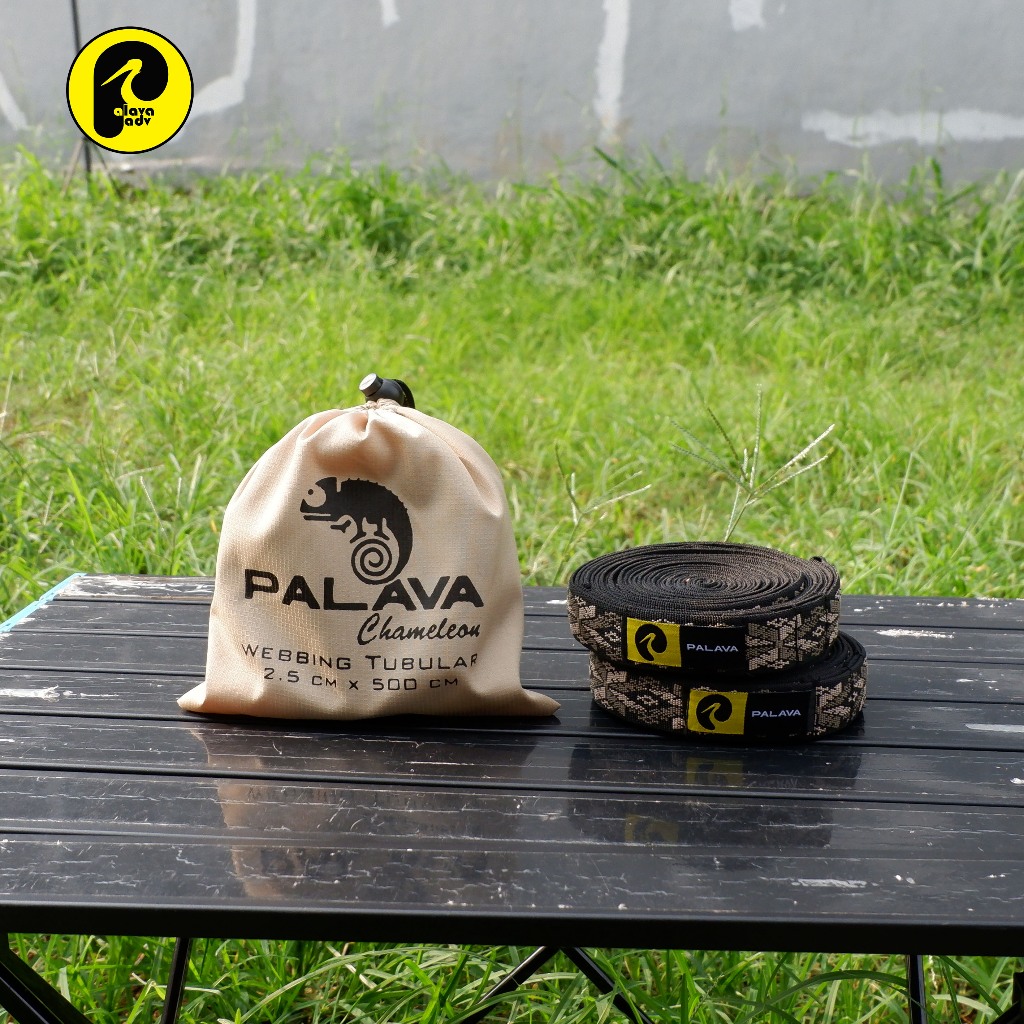 RB Chameleon Webbing 500 x 2 Cm Tubular Palava Adv Full Bartex Tali Hammock Kuat Dan Bermotif
