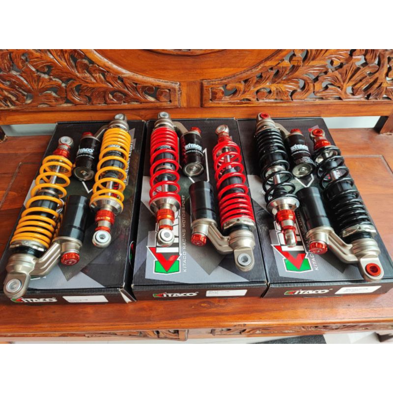 Promo termurah sok shock kitaco model ktc dobel klik ukuran 340mm klik fugsi semua supra125 rxking s