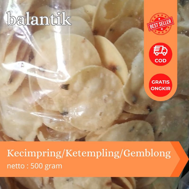 

Kecimpring Singkong Mentega Khas Kuningan 500 Gram