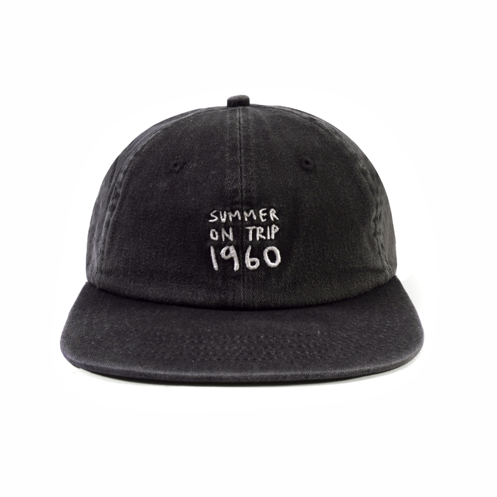 Waveblast Hat Six Panel - Trip Washed Black