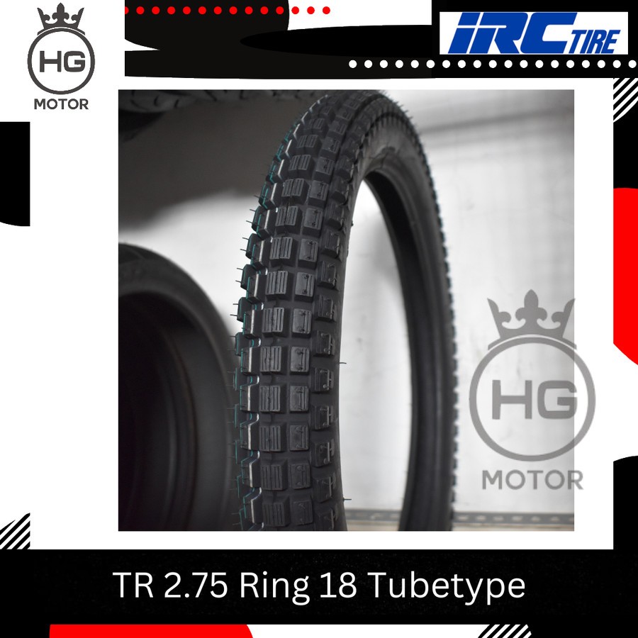 Ban luar IRC ban motor trail semi cross 275 Ring 18 TR