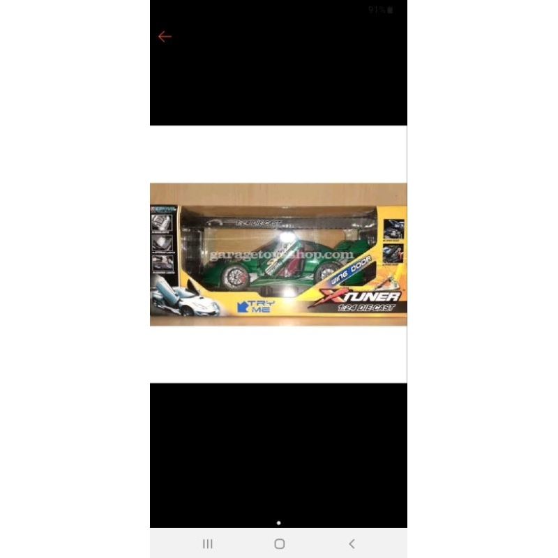 Kentoys 1:24 Diecast Nissan Silvia S15 Wingdoor MODIF