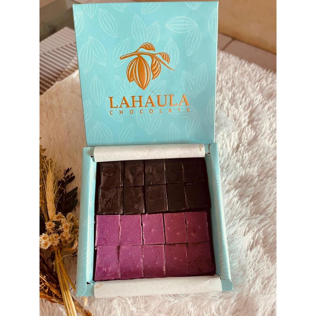 

Lahaula Coklat Taro dan Dark chocolate 150gr Mix cemilan cokelat