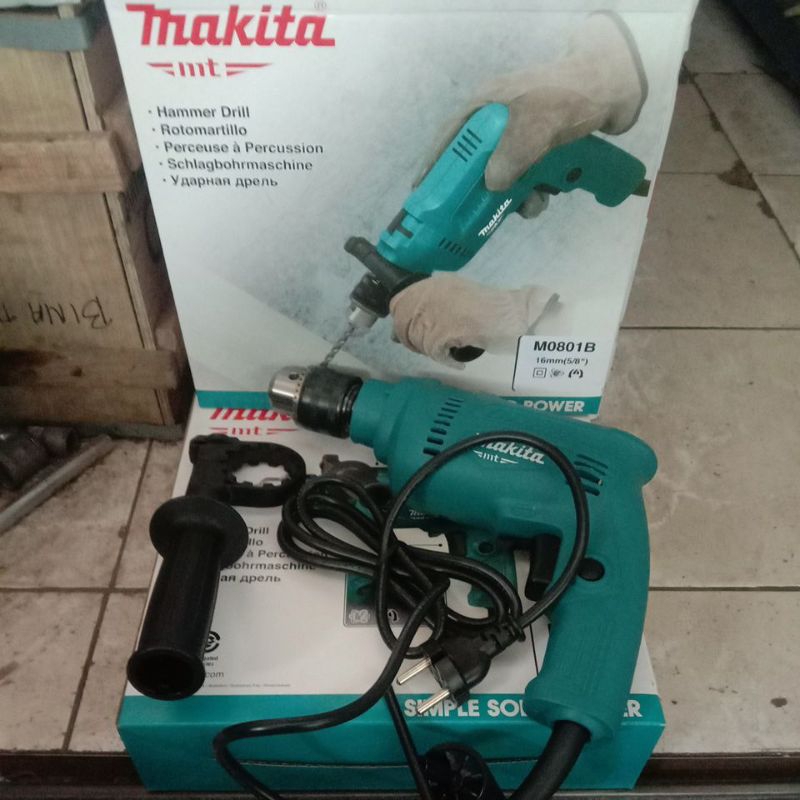 MAKITA M0801B MESIN BOR 13MM GANTINYA MAKTEC MT 80B BOR TANGAN 13MM