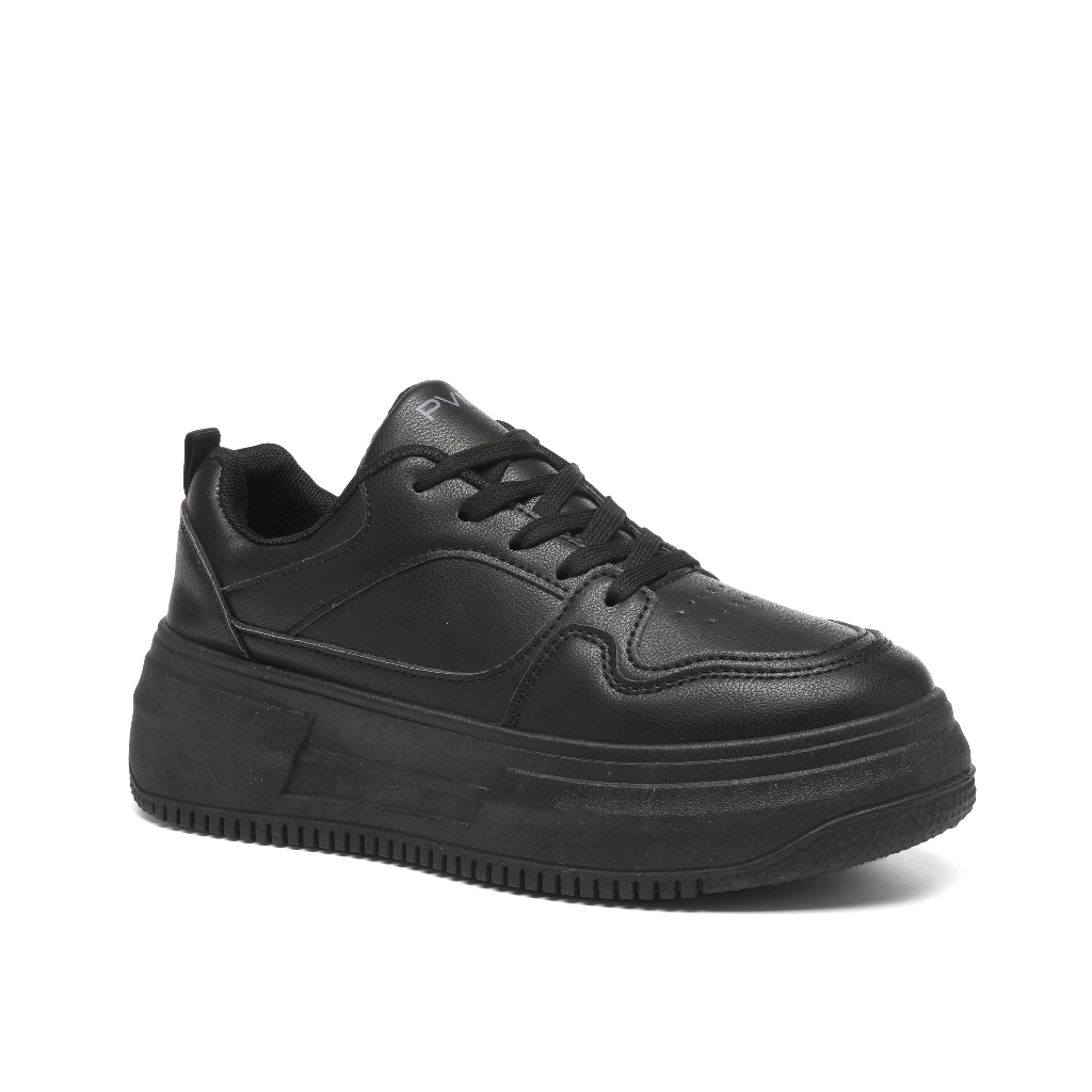 Stokready Pvn Heejin Sepatu Sekolah Hitam Sneakers Wanita Sport Shoes Black 332