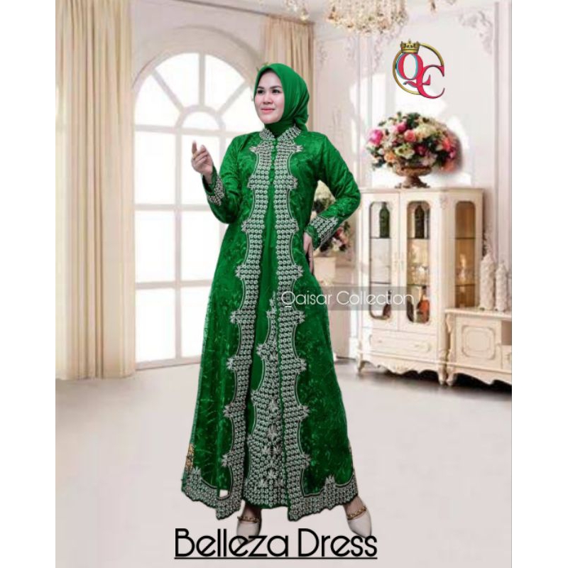QAISAR Gamis Belleza Gamis Pesta Brukat Bordir GAMIS ASOKA 2 ORIGINAL GAMIS BELEZZA ORIGINAL GAMIS P