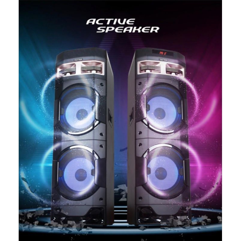 POLYTRON Speaker Aktif Bluetooth karaoke PAS 10D28