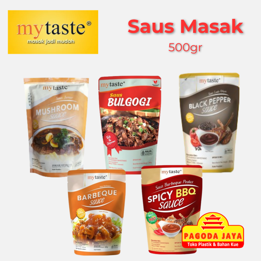 

MyTaste Sauce 500gr All Varians ( Pouch)