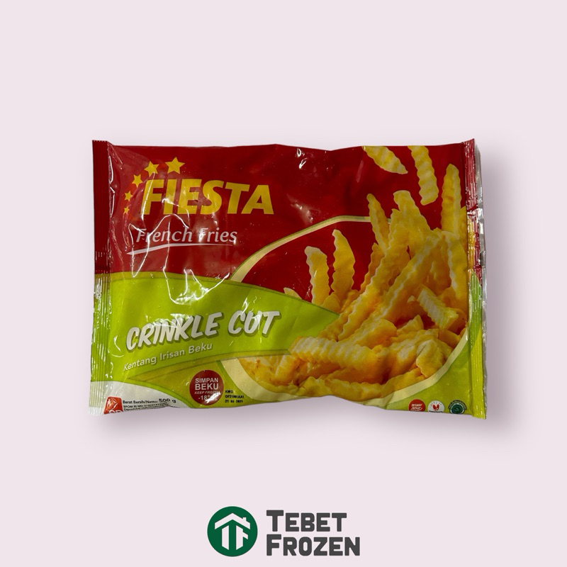 

FIESTA CRINKLE CUT 500GRAM - TEBET FROZEN