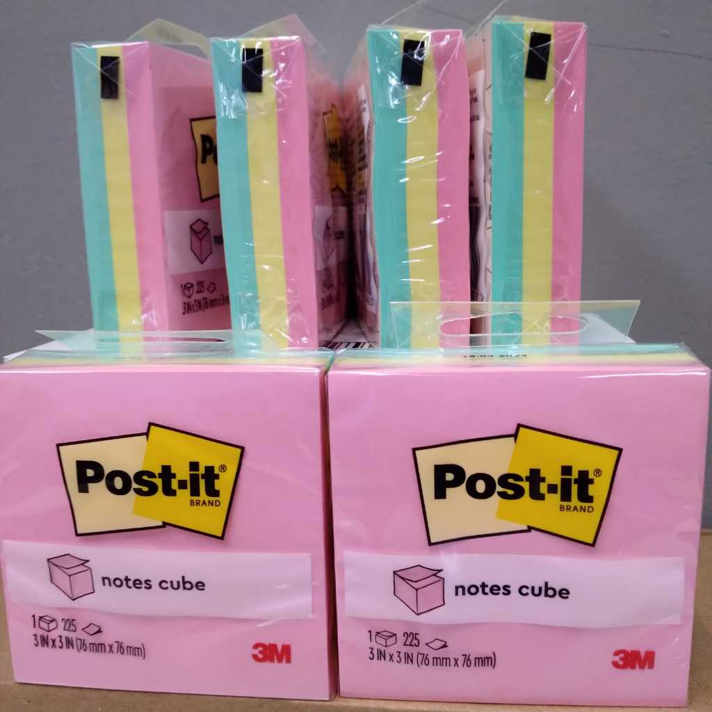 

3M post it Notes Cube 654-1, Pastel Cube RB9