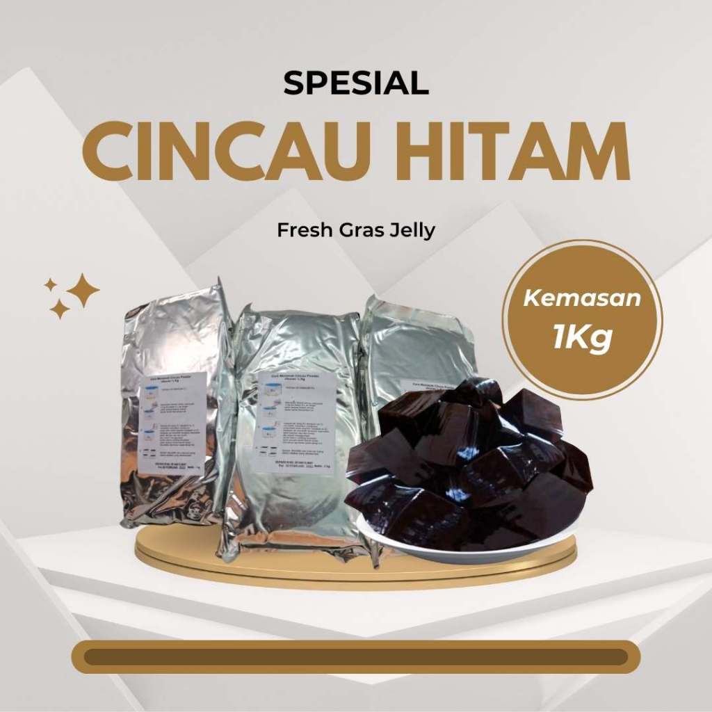 

Cincau Hitam Powder Bahan Murni 100% Daun Janggelan Kemasan 1Kg di JakTim