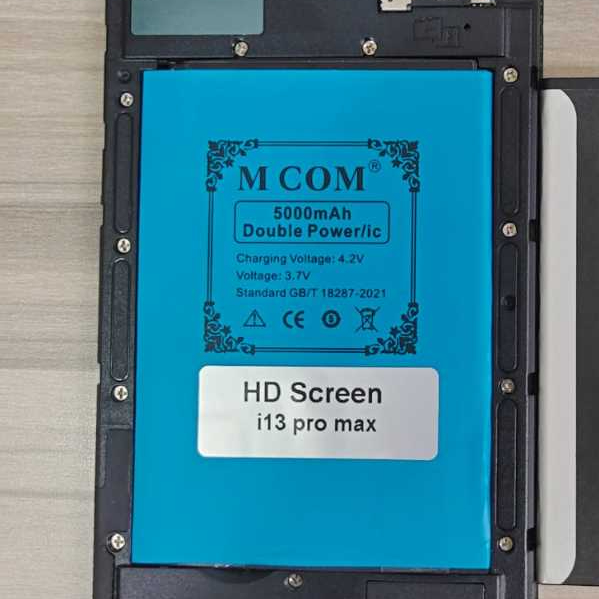 Battery Batere Batre Baterai Double Power Mcom HD Screen i13 Pro Max