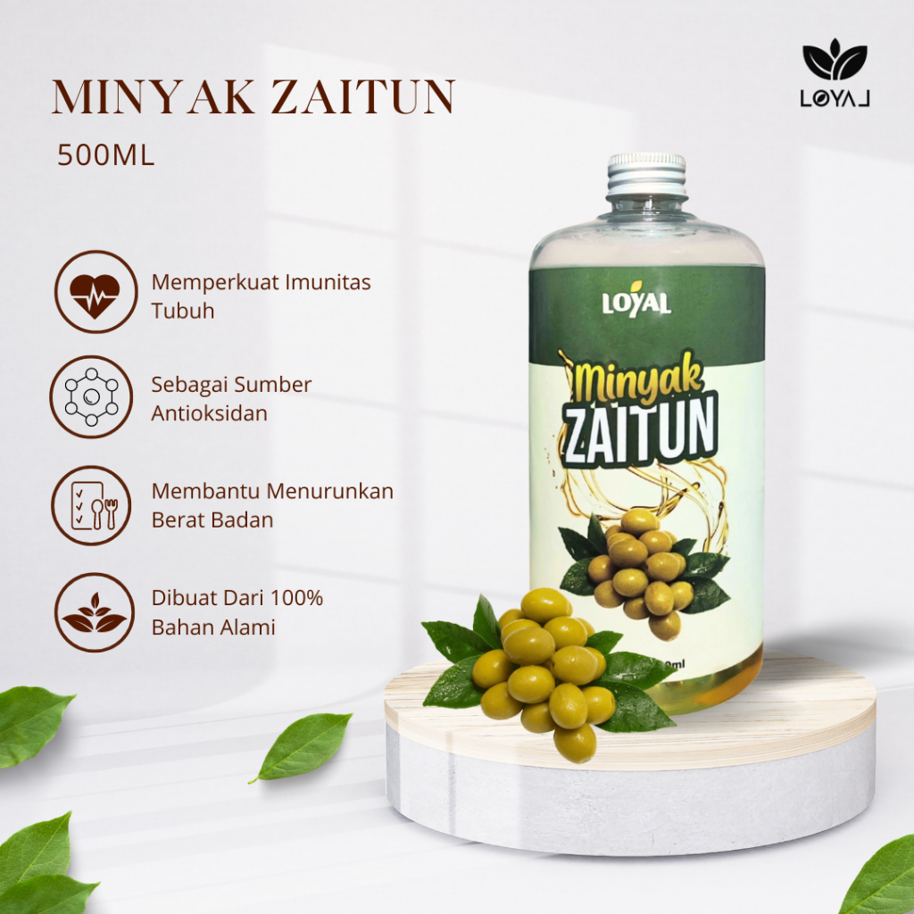 

MINYAK ZAITUN 500ML ORIGINAL - OLIVE OIL 500ML