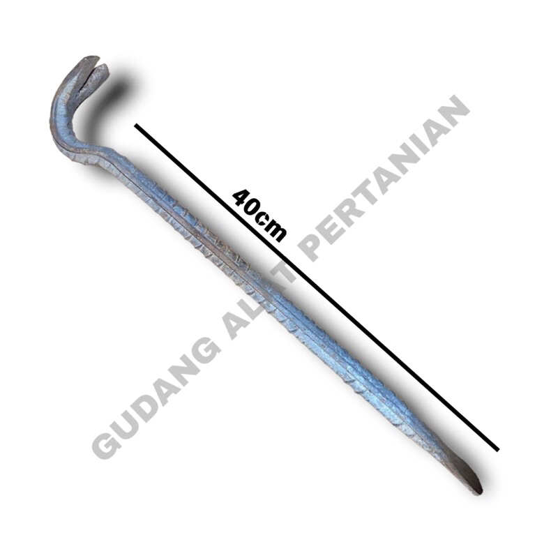 LINGGIS BESI UKURAN 40cm/ LINGGIS BESI ULIR