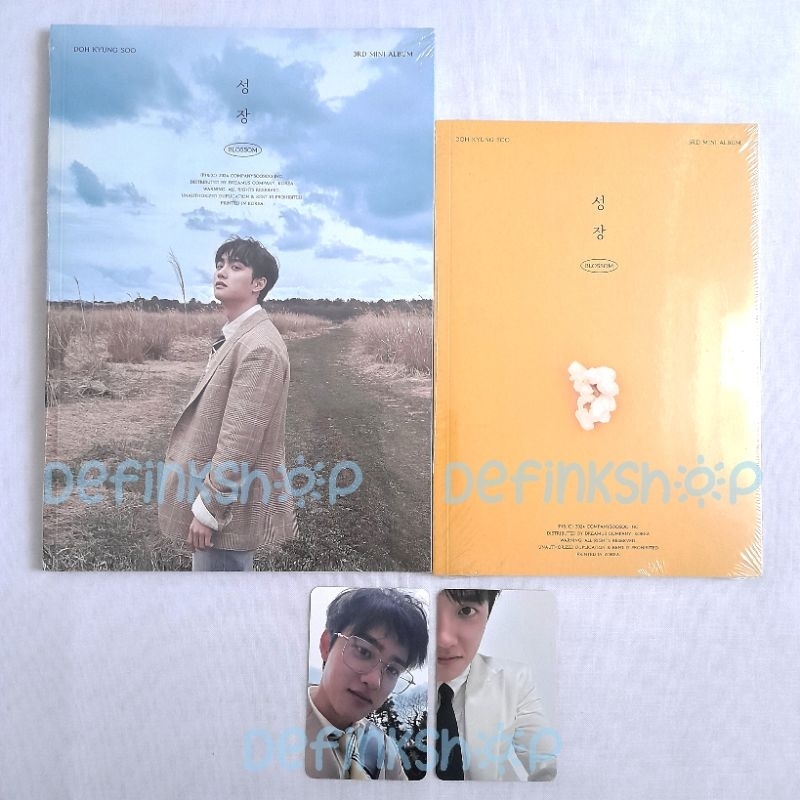 [READY STOCK] Album Doh Kyungsoo - Blossom Popcorn / Mars ver Sealed + POB Web Muplant PC Bene D.O. 